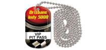 Epoxy Domed Dog Tag Neck Chain
