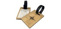 Bamboo Luggage Tag
