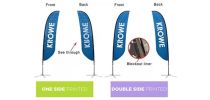 Large(80.54*400cm) Convex Feather Banners