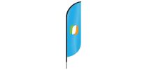 Medium(70.4*300cm) Convex Feather Banners