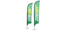 Medium(70.4*300cm) Concave Feather Banners