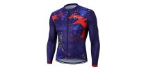 Men's Sublimated Long Sleeve Cycling Jersey