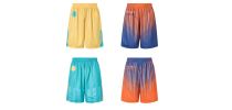 Unisex Adults 100% Polyester Sublimated Reversible Basketball Shorts