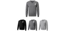 Men's 100% Cotton V-Collar Sweater