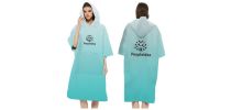 100% Microfibre Sublimation Hooded Change Towel