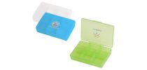 Square Six Compartment Pill Box