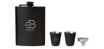 Stainless Steel Hip Flask Set
