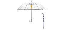 Transparent Eight-Panel Umbrella