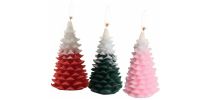 Cedar Christmas Tree Shape Candles