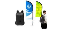Feather Backpack Flag