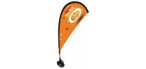 Teardrop Suction Cup Flag