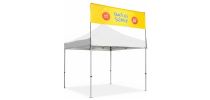 Square Tent Billboard Banner 10x10ft