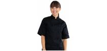 PROCHEF Womens Traditional Chef Jacket Short Sleeve