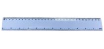 30Cm Plastic Ruler WHITE