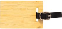 Natural Bamboo Luggage Tag