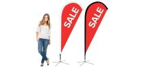 Small Teardrop Banner