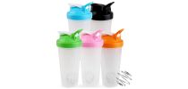 BPA Free Fitness Shaker Bottle with Loop 600ml