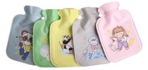 Hot Water Bottle with Plush Cover