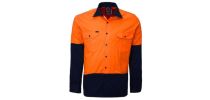 Vented Open Front Lightweight L/S