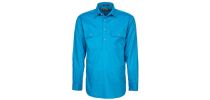 Mens Pilbara Closed Front L/S Shirt