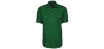 Mens Pilbara Closed Front S/S Shirt