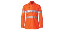 Ladies Vented Light Weight Open Front