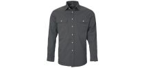 Men's Pilbara Open Front L/S Shirt