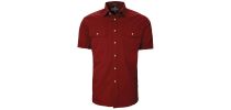 Mens Pilbara Open Front S/S Shirt