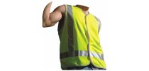 Unisex Adults Hi-Vis Vest With Reflective Tape