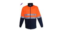 Unisex Adults Hi-Vis Soft Shell Jacket With Reflective Tape