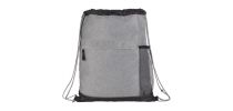 Heather Melange Drawstring Bag