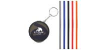 Reusable Silicone Straw Keychain