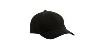 Black Heavy Brushed Cotton Cap