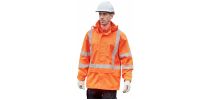 Mens Hi Vis X Back Ultralite Waterproof Jacket