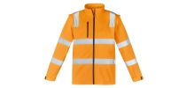 Unisex Hi Vis Vic Rail 2 in 1 Softshell Jacket