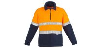 Unisex Hi Vis Polar Fleece Pullover - Hoop Taped