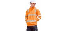 Unisex Hi Vis VIC Rail 1/4 Zip Pullover