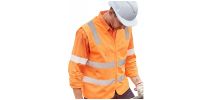 Unisex Hi Vis VIC Rail Zip Vest