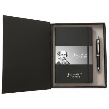 Aluminium Charles Dickens writing set Shelby