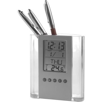 ABS pen holder with clock Carter