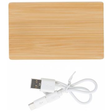 Bamboo power bank Ruby