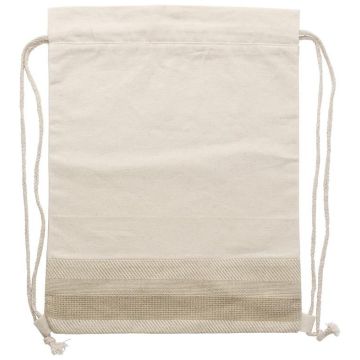 Cotton drawstring backpack Riley