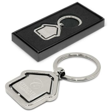 Spinning House Key Ring