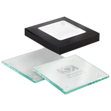Saturn Glass Coaster Set of 2