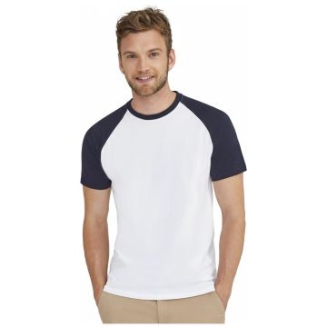 Funky Men's Two Colour Raglan Sleeve T-shirt