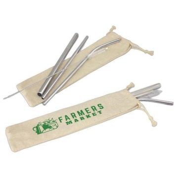 Stainless Steel Straw Set