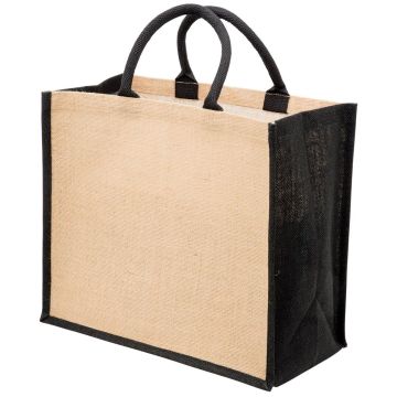 Eco Jute Tote with wide gusset
