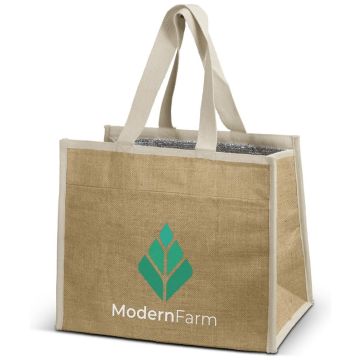 Lumi Jute Cooler Bag