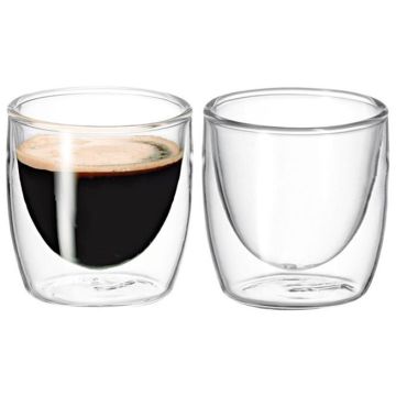 Caffe Twin Wall Glass Set of 2 -  AVANTI
