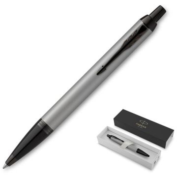 Metal Pen Ballpoint Parker IM - Achromatic Matte Grey BT